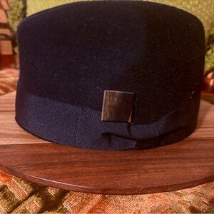 Jax Black 100% Wool Hat